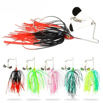 【TTFF】新款複合鬍鬚佬仿生假餌魚餌8g亮片鬍鬚佬路亞旋轉螺旋槳擬餌漁具現貨批發