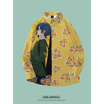 孤獨搖滾痛衣后藤一里襯衫二次元波奇醬衣服山田涼襯衣印花青少年