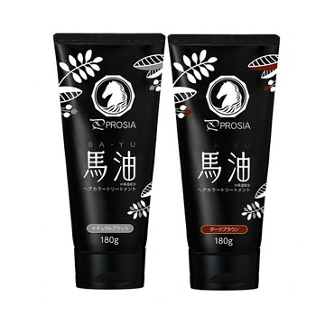 PROSIA 日本馬油護髮染髮乳 自然黑色/深棕色 任選 -贈康定洗髮精【i -優】