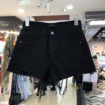 萬能搭必入單品！ 短褲 女 牛仔短褲 韓系復古 流蘇短褲 黑色短褲 A字高腰 顯瘦短褲 辣妹短褲 女生褲子 夏天穿搭