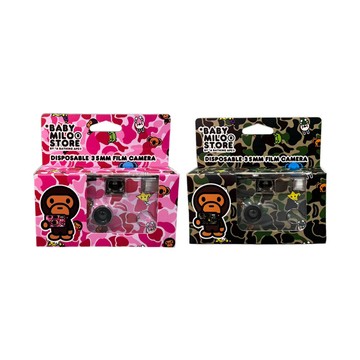 其他玩具 BABY MILO STORE 35mm 底片相機 24張 復古 輕便 粉/綠迷彩 W4655XX