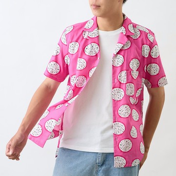 國民花襯衫_火龍果