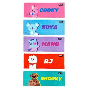 日本丸真 宇宙明星BT21運動毛巾