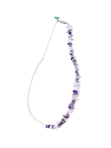 Pearl n Amethyst Necklace