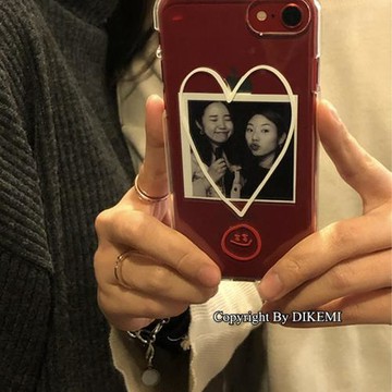 韓國ins小眾少女感簡約愛心線條適用iphone17pro/14蘋果15/16promax手機軟殼13全包保護套情侶款