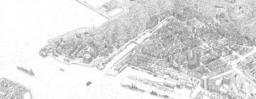 高雄哈瑪星手繪地圖