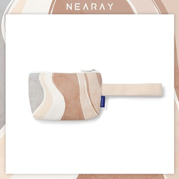 尼睿夏季新款時尚簡約帆布手拿包小眾設計錢包女diy長款手機包