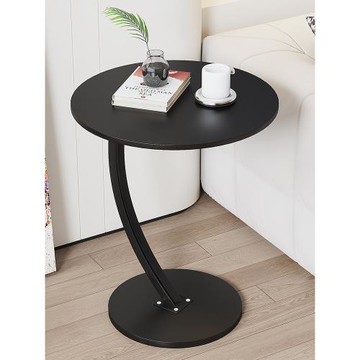 網紅床邊置物架小圓桌子簡易家用沙發邊幾茶幾床頭柜現代簡約臥室