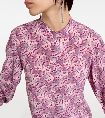 Isabel Marant Ilda printed silk-blend blouse