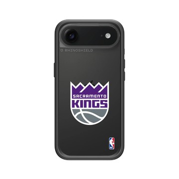 iPhone Air Mod NX -邊框背蓋組合 (相機按鈕) 黑 - NBA - Logo-沙加緬度國王 Sacramento Kings