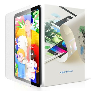 Superdivision 防畫質減損繪圖用iPad類紙質保護膜套組  1套  透明  iPad Mini 6代 8.3吋 / 7代 (A17 Pro)