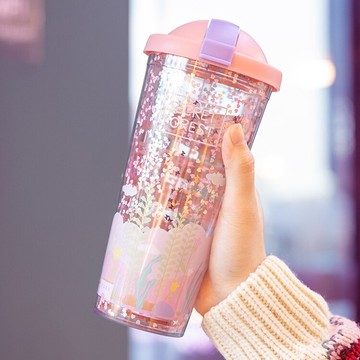 高顏值帶吸管水杯子大容量網紅少女心可愛成年大人ins新款潮