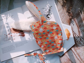 津Handmade 可愛大耳兔兔帽/寶寶帽/兔寶寶