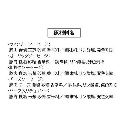 ふるさと納税 《定期便3ヶ月》 かわい農場「中ヨークシャー交雑種」手作りソーセージ5種類の詰合せ しっぽ豚 秋田県三種町