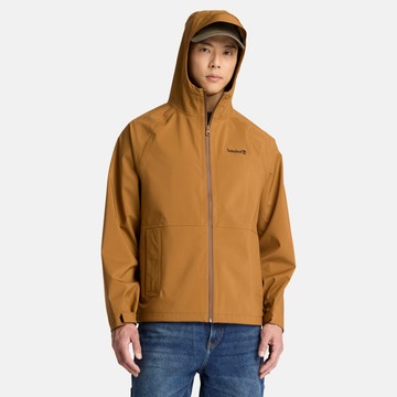 Timberland 男款深小麥色寬版防水外套｜A27SPEH2