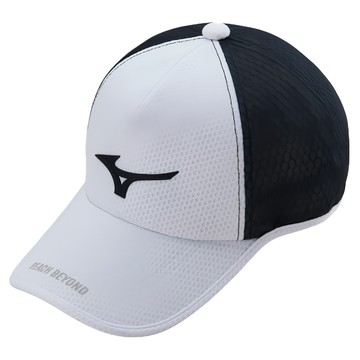 MIZUNO 路跑運動帽 J2TWB50301  黑白色  FREE  1個