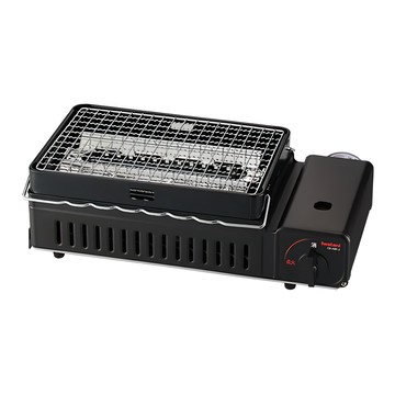 Iwatani 岩谷 新網烤串燒磁式瓦斯烤爐 CB-ABR-2  409 x 214 x 131mm  黑色  1個