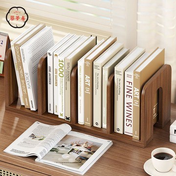 免運 桌上暑假 書立 書桌架 實木桌面書架小書柜置物架學生床頭桌上書本收納簡易飄窗書立架子工廠直銷 特惠/全館折扣 新品特價 zm79