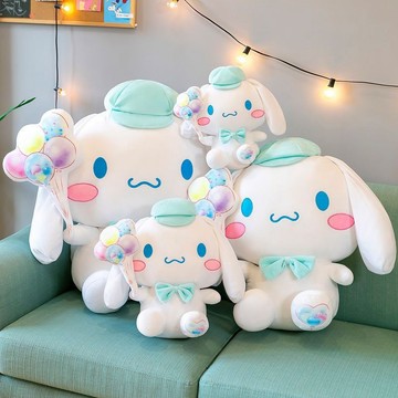 抱枕 靠枕🎀 可愛玉桂狗卡通玩偶毛絨玩具布娃娃送閨蜜大號床上公仔抱枕女擺件 可愛娃娃 可愛抱枕 毛絨娃娃 大耳狗娃娃