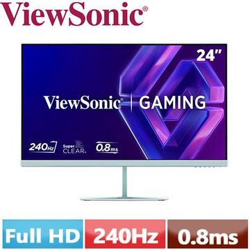 ViewSonic 優派 24型 VX24G30-BL 電競顯示器 蘇打藍