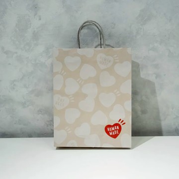 AirRoom 正品現貨 HUMAN MADE Logo 滿版愛心 紙袋