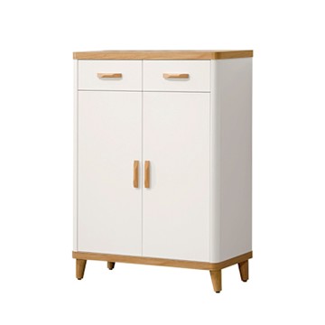 唯熙傢俱-寶拉雙色2.7尺鞋櫃