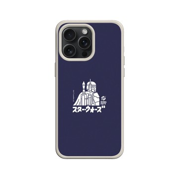 iPhone 15 Pro Max SolidX 貝殼灰 - 迪士尼-星際大戰 Star Wars - 波巴費特-日文字系列