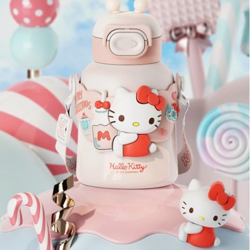預購【遊戲家】三麗鷗 保溫瓶 保溫罐 保溫杯 304不鏽鋼 - Hello Kitty UG