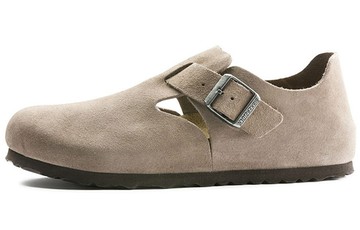 BIRKENSTOCK LONDON SUEDE LEATHER TAUPE