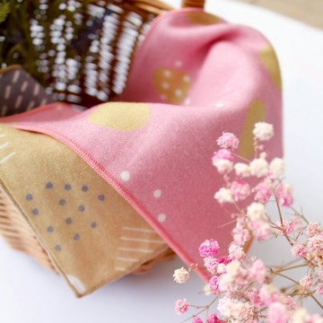 minihope有機棉四層紗手帕(18*18cm)