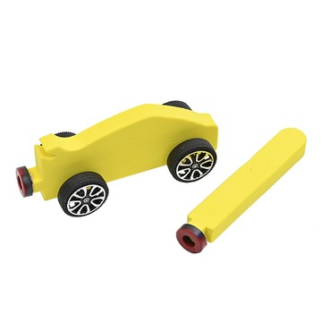 「藍象科學小實驗」磁力小車 EVA環保材質磁極相斥教具手工科技小製作材料