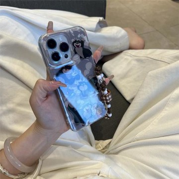 路西法小黑狗適用iPhone16proax蘋果手機殼