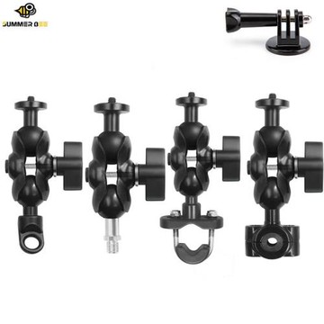 go2手機導航支架固定25mm球頭金屬360運動相機摩托車U型M10大力夾