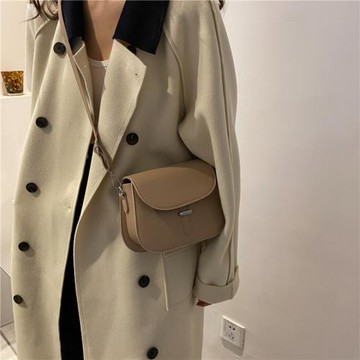 高級感小包包女ins質感2025新款潮時尚單肩斜挎包復古小眾馬鞍包