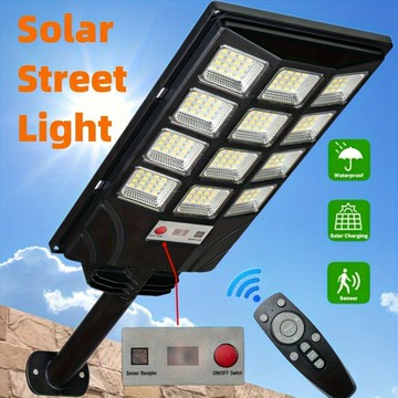 LED燈帶 LED燈條 裝飾燈 連接可裁剪Upgraded 504 led Solar Street Light Remote Control Durable
