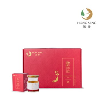 ❗4折出清❗【鴻參】參沛飲花旗參滋補禮盒10瓶/盒x 1盒  (效期: 20250305)