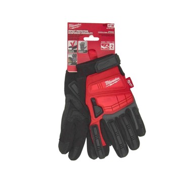 Milwaukee 美沃奇 台灣公司貨 防衝擊手套  紅黑色  1雙