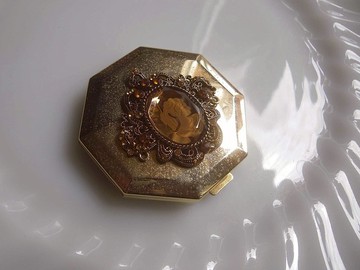 【老時光 OLD-TIME】早期隨身鏡盒