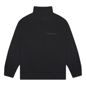 Fear of God Essentials SS20 Black Mock Neck Sweatshirt