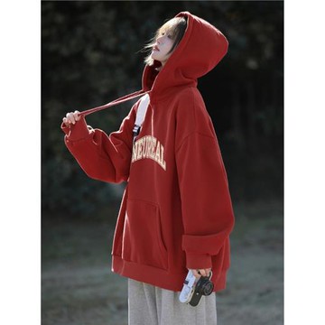 連帽衛衣男秋季新款潮流寬松重磅外套日系復古cityboy男裝上衣服