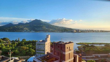 淡水捷運站如詩如畫淡水暮色觀海社區4房雙車｜新北市淡水區學府路