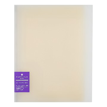 KyOKUTO 半透明資料夾附索引袋26孔 B5尺寸  白色  1本