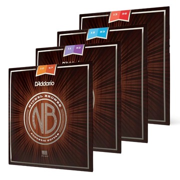 小叮噹的店 D'addario 木吉他弦 NB1047/NB1152/NB1253/NB1356 鎳青銅 Nicke