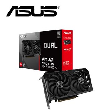華碩 DUAL-RX9060XT-16G 顯示卡+華碩 PRIME 750W Gold 雙8/金牌