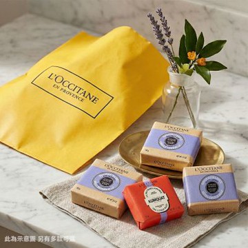 L OCCITANE 歐舒丹 乳油木皂100gX3送50g-公司貨