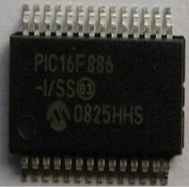 PIC16F886-I/SS PIC16F886 貼片SSOP28 16F886 （散新 翻新）