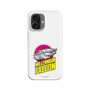 iPhone 17 SolidX 白 - 迪士尼-星際大戰 Star Wars - 千年鷹-美式復古