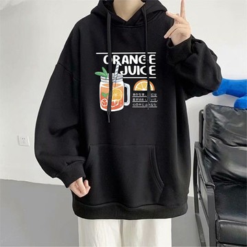 臺灣出貨 套頭長袖帽T 個性印花 男生女生皆適閤 加大尺碼M-8XL 加絨帽T 印花休閒上衣 大碼百搭推薦秋冬衣服 7O