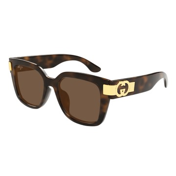 GUCCI 方形膠框太陽眼鏡(GG1690SK-002 GG LOGO 系列)