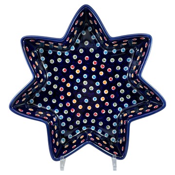 MANUFAKTURA 波蘭陶 星星造型大碗 30 x 30 x 5cm  1個  文青彩心